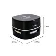 thumbnail image 3 of loopsun Desktop Vacuum Cleaner With Wireless Charging Function Portable Keyboard Sweeper Mini Crumb Vacuum Cleaner Food Rubber Crumb Remover Cleaner For Home,Cars, 3 of 6