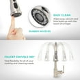 thumbnail image 4 of AKDY Single-Handle Pull-Down Sprayer Kitchen Faucet in Brushed Nickel, 4 of 6