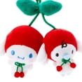 thumbnail image 5 of Colgante de cuerda de pelo de felpa Kawaii Sanrios Cherry, My Kuromi Melody, animales lindos de dibujos animados, muñeco de peluche, broche, llavero suave, juguete para regalos, 5 of 5