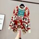 thumbnail image 3 of Suéter de día de Navidad para mujer, suéter largo y grueso de otoño e invierno, nuevo estilo de moda de celebridades de la red, suéteres casuales, regalos 2024, 3 of 5