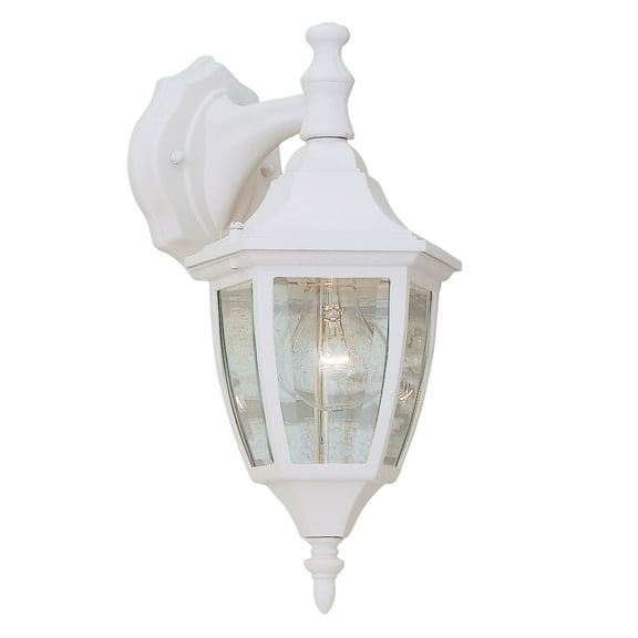 2461-WH Designers Fountain 1 Light Outdoor Wall Lantern-White Finish