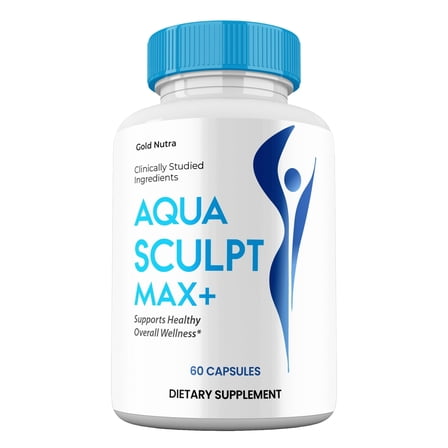 (1 Pack) Aqua Sculpt Max Capsules, AquaSculpt Max  Supplement Maximum Strength All Natural Formula, 60 Day Supply per Bottle