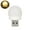 Warm light, variant on YIEMEEN Novelty Mini Round Lamp Computer Mobile Power USB LED Light Lamp for School Kindergarten Hallway Kitchen