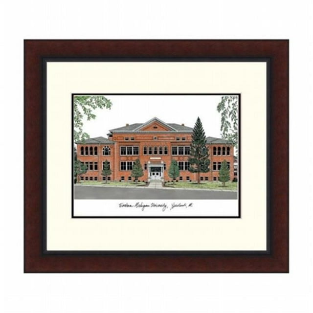 Campusimages MI995LR Eastern Michigan University Legacy Alumnus Framed Lithograph