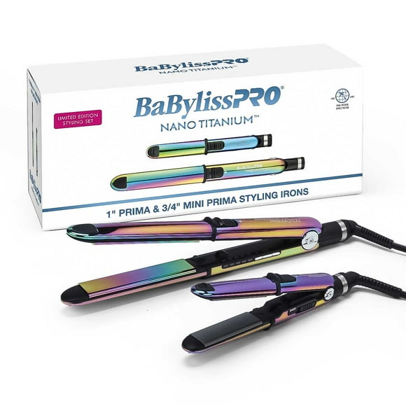 Babyliss Pro Set Edición Limitada 2 Planchas Bnt3100 Bnt2000 Tornasol