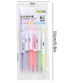 thumbnail image 2 of Dry Erase Markers, Hwkond Beautiful And Lovely Double Head Double Color Fluorescent Pen Various Colors, Fluorescent Pen Is Used for Recording Notes, Marker Pen 5ML, Back to College, 2 of 6