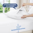 thumbnail image 4 of WISHEAD 4 Piece King Sheet Set, Deep Pocket Soft Bed Sheets, Breathable Cooling Bedding, Easy Care, White, 4 of 10