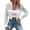 White, variant on Idoravan Womens Lace Jacket Womens Cropped Lace Jacket Fashion Women Casual Zipper Lace Solid Long Sleeve Short Jacket Coat
