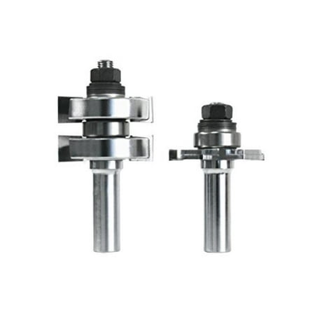 Freud Bit Set - Freud Adjustable Tongue & Groove Router Bit Set with 1-3/4