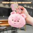thumbnail image 4 of Monedero Con Llavero Kawaii Osito Peluche Suave Campana para Y Niñas, 4 of 9
