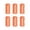 Orange, variant on Silicone Watch Strap Loops, 22mm Replacement Fastener Rings, Rubber Watch Band Keepers, Flexible Strap Retainer Loops, Multi-Color Pack of 6