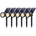 thumbnail image 1 of Focos solares InnoGear impermeables para exterior y jardín, paquete de 6, 1 of 7