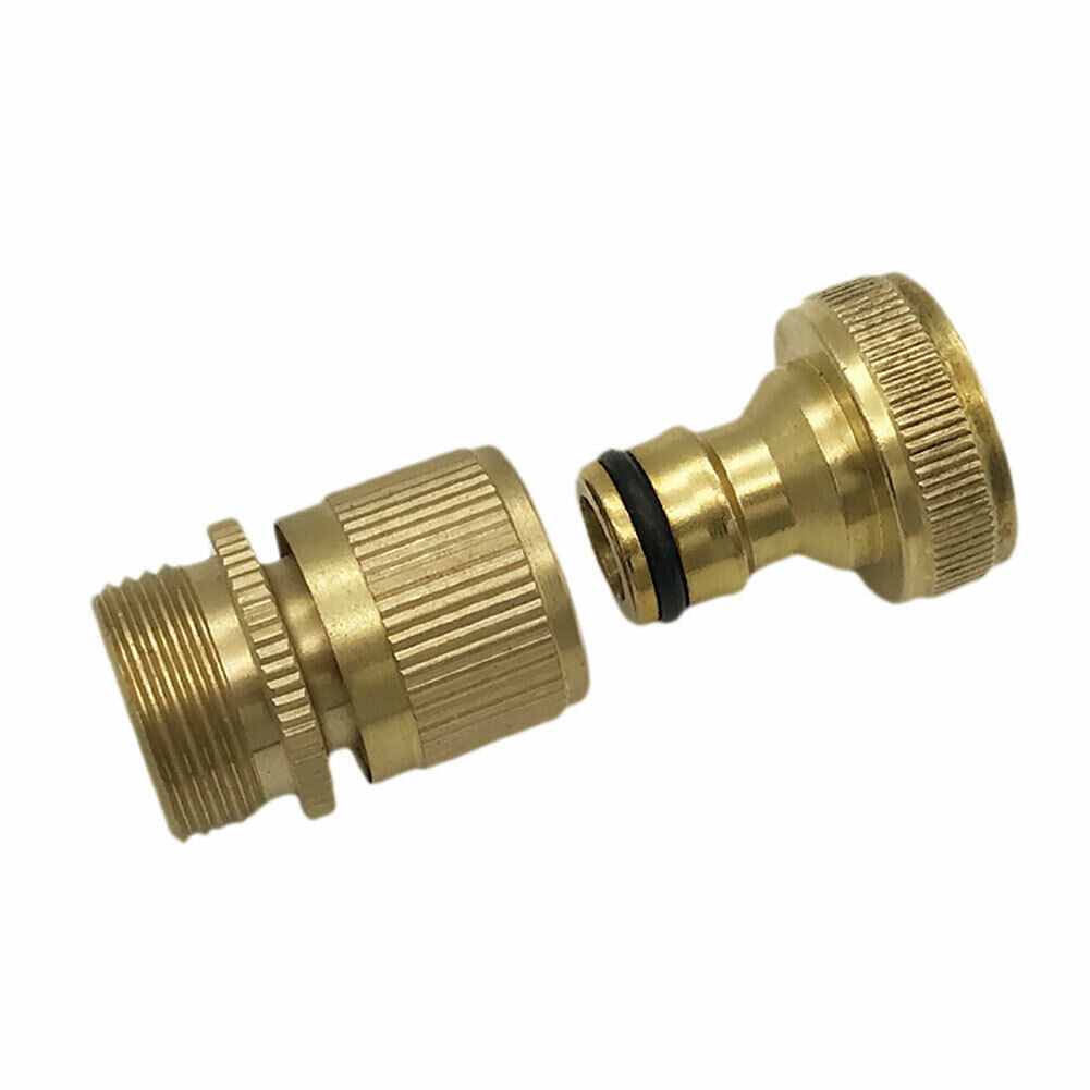 teflon tap on hot water hose connector