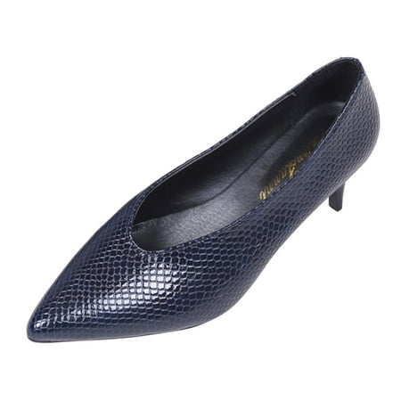 

WANYNG Single Shoes Pointed Shoes Toe Women High Heels Color Shoes SlipOn Solid Leisure Work Women s Pumps Kid High Heel Shoes Health Beauty