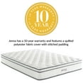 thumbnail image 4 of Modway Jenna 10" Modern Innerspring and Foam King Mattress in White, 4 of 11