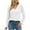 White, variant on XFLWAM Womens Lace Dressy Tops Long Sleeve V Neck Shirts Crochet LAce Sexy Casual Fall Blouses Sky Blue S