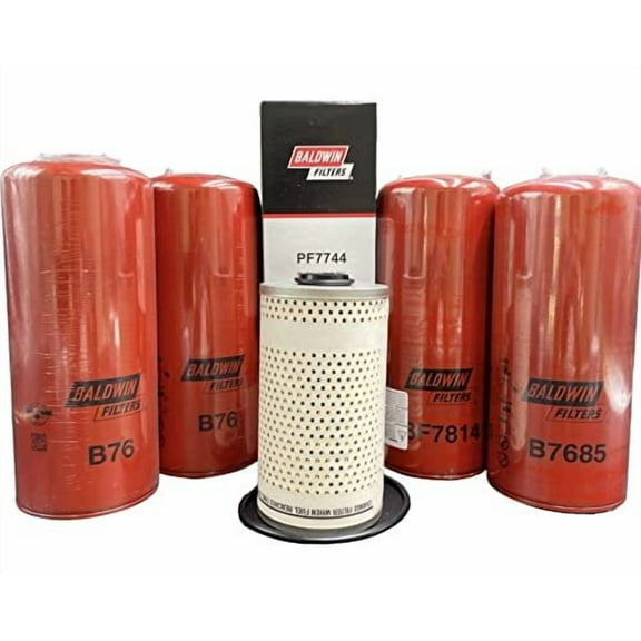 P&F Service Filter Kit for Volvo D13 Diesel Engine Motor Oil Filters