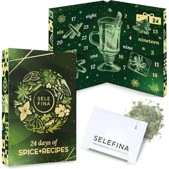 Spice Advent Calendar - Christmas Countdown with  Sample-Size Spices