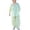 Light Green, variant on 2 Piece Outfit for Boys Sheer Sleeve Button-Down Shirt and Wide Leg Pants Set Kids Lightweight Summer Casual Clothes