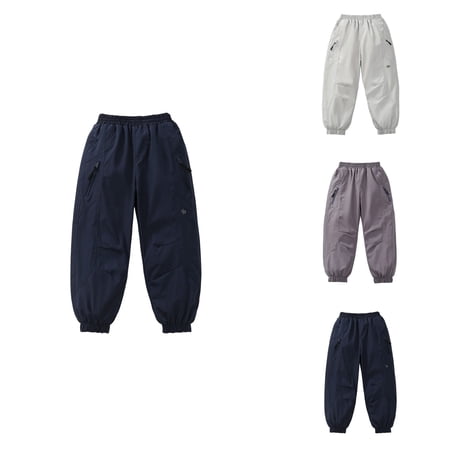 Kids Waterproof Windproof -Lined Winter Cargo Pants â Thickened Thermal Insulated Snow Pants for Boys & Girls Ankle Outdoor Hiking Ski Jogging Activewear (3Tâ 13)