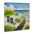 thumbnail image 2 of Stupell Industries Coastal Seagull & Anchor on Shore Canvas Art, 17 x 17, by Robin Altman, 2 of 8