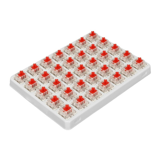 Mechanical Keyboard Switch, Plastic 3 Pin Linear Red Switch For ...