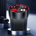 thumbnail image 3 of Intelligent Digital Display Car Mounted Cup Type Inverter Converter 12v24v Power Supply To Power Car 220v Multifunctional Socket Car Inverter, 3 of 9