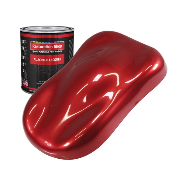 Restoration Shop Firethorn Red Pearl Acrylic Lacquer Auto Paint