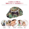 thumbnail image 6 of KLL Cactus Garden Pattern Shower Cap & Bath Cap for Women,Reversible Oversized Waterproof Shower Caps for all Hair Lengths,Elastic Reusable Bathing Hair Cap, 6 of 6