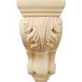 thumbnail image 2 of Ekena Millwork 3 1/2"W x 4"D x 7"H Small Traditional Acanthus Corbel, Maple, 2 of 4