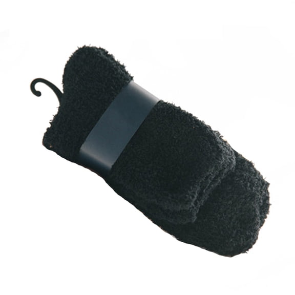 SOPOTUTU Men’s Fleece Ankle Socks 1 Pair Warm Cozy Soft Fuzzy Winter Socks for Everyday Comfort