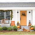 thumbnail image 4 of Aluminum Yard Stake Outdoor Fall Decor Rustic Garden Stake Autumn Yard Sign Give Thanks Lawn Ornaments for Porch Garden Home Patio Harvest Thanksgiving Halloween Decorations, 4 of 6