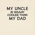 thumbnail image 4 of Inktastic My Uncle is Waaay Cooler Than My Dad Boys or Girls Baby T-Shirt, 4 of 5