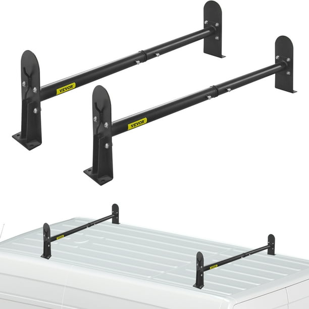 VEVOR Roof Ladder Rack Van Ladder Rack 34.6'56' Adjustable 2 Bars 661