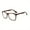 Dark Brown, variant on 1pc Women'S Geometric Vintage Clear Lens Glasses - Casual Chic, Full-Frame Design, Perfect for Daily Wear, TV Watching & Office Use Minimalist Glasses Pseudo Plain Makeup, For Women & Men