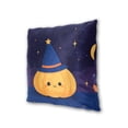 thumbnail image 3 of Pumpkin Dress in Halloween Starry Night Throw Pillow Covers Pillowcases 18 x 18 Inch Home Decor 2 Packs for Bedroom Sofa, 3 of 6