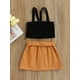 thumbnail image 4 of TRKIYQC Conjunto de Falda para niñas, Chaleco con Tirantes sin Mangas de Color sólido + Falda con lazo Decorativo en la Cintura elástica Traje de Ropa de Verano TRKIYQC Moda，ocio, 4 of 9