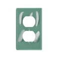 thumbnail image 3 of IAUYY Retardant PC Material Duplex Outlets Switch Plate Covers Easy DIY Installation with Screws Light Switch Cover Plate Isolated Green, 3 of 9