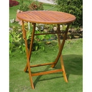 Royal Tahiti Outdoor 36" Bar Height Round Folding Table