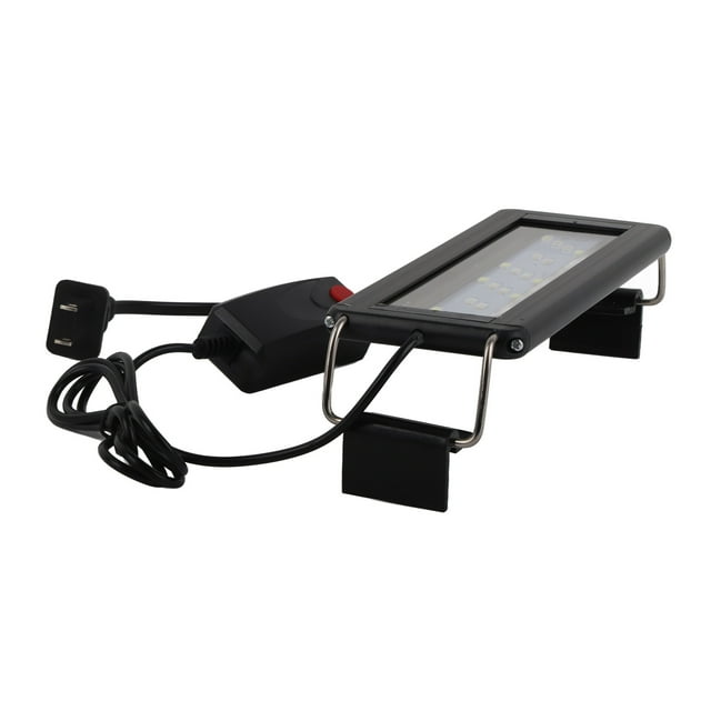 Aquarium Léger, Ultra Mince 3 Couleurs Changeant Réglable Spectre Complet A Mené la Lumière de Poisson avec Support Extensible et Contrôleur Externe, Lumière d'Aquarium d'Oeil pour des Plantes