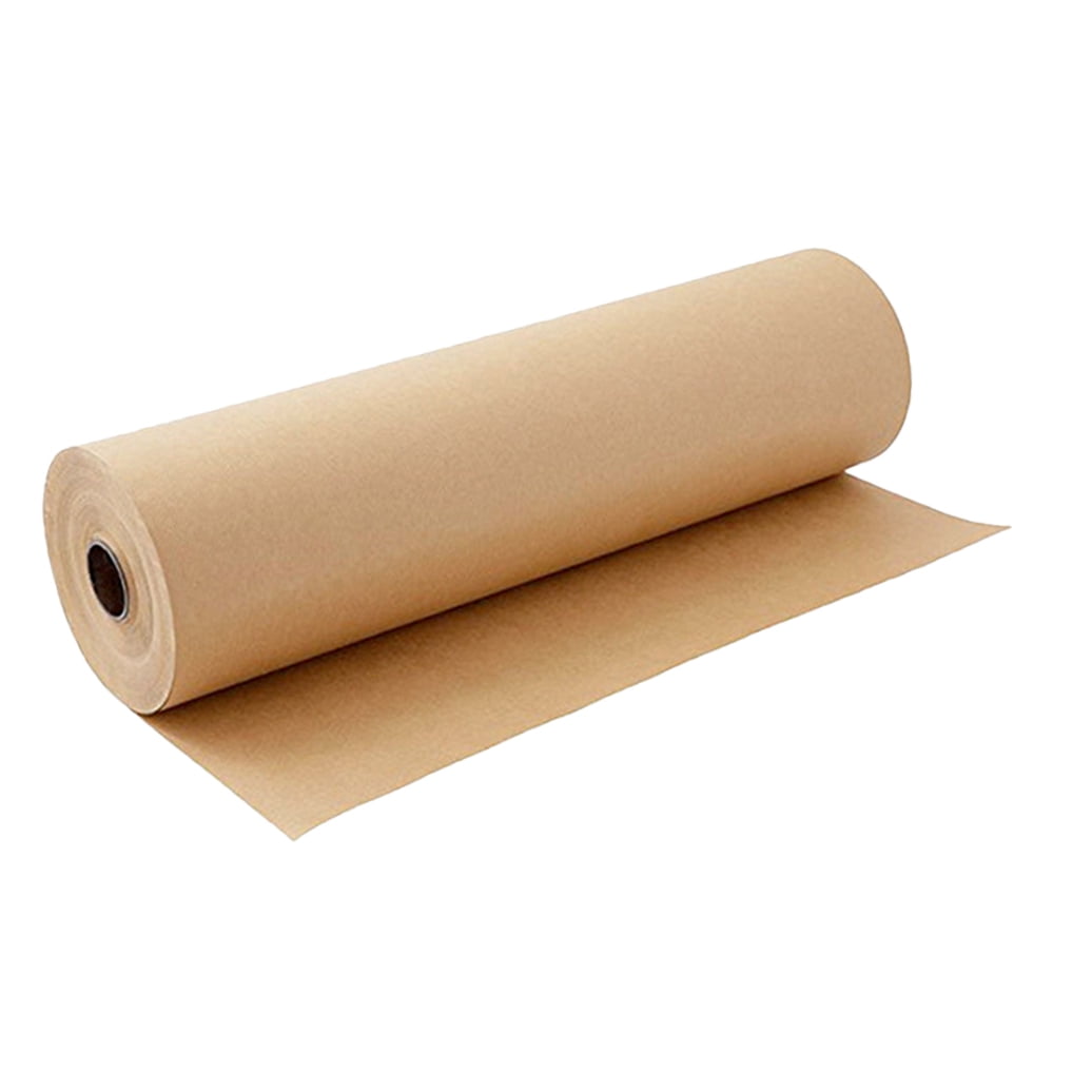 IFANLANDOR Smooth Surface Wrapping Kraft Paper 1 Roll in Brown for Flower Bouquets