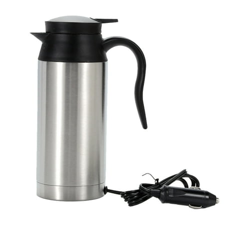 

750ML Tea Stainless Steel Ergonomic Handle 24V Car Electric Kettle Fast Heating