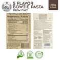 thumbnail image 2 of Morelli Bowtie Pasta - 5 Flavor Colorful Farfalle Pasta Imported from Italy 8.8oz (250g) - Pack of 2, 2 of 8