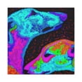 thumbnail image 2 of Greyhound Pointillism Portrait - Canvas, 2 of 25