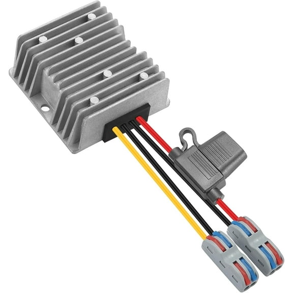 YABOANG DC DC Buck Converter from 20-90V to 12V, DC/DC Voltage Converter from 20V/24V/36V/72V/90V to 12V20A 240W MAX Power Transformer Waterproof Step Down Module for Automotive