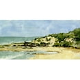 thumbnail image 2 of Caroline, Emma 14x9 White Modern Wood Framed Museum Art Print Titled - Coastal Sketch II, 2 of 4