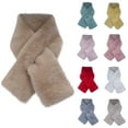 thumbnail image 3 of Flannels Solid Color Warm Scarf with Thick Thickness Fluffy Shaggy Scarf Comfy Warmth Scarf, 3 of 3