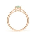 thumbnail image 2 of Angara Natural Opal Ring - Solitaire Oval Opal Ring for Women | October Birthstone Jewelry | 14K Rose Gold Opal Ring (Ring Size = 13), 2 of 10