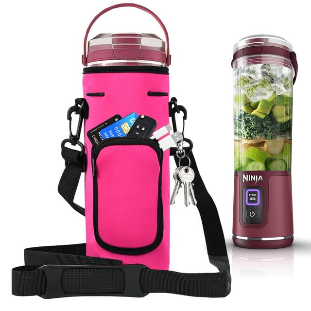 Funda de almacenamiento para batidora portátil Ninja Blast, color negro
