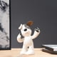 thumbnail image 3 of Figura de cachorro, escultura artística, adorno decorativo de perro, accesorios para fotos, oficina, sala de estar A, 3 of 9